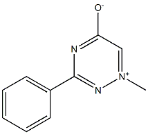 1-Methyl-3-phenyl-1,2,4-triazin-1-ium-5-olate Structure