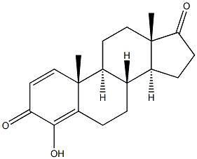 4-Hydroxyandrostane-1,4-diene-3,17-dione Structure