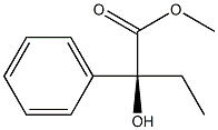 (2S)-2-Phenyl-2-hydroxybutyric acid methyl ester Structure