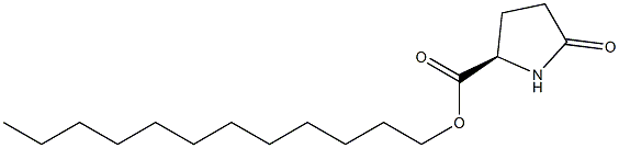 (2R)-5-Oxopyrrolidine-2-carboxylic acid dodecyl ester 구조식 이미지