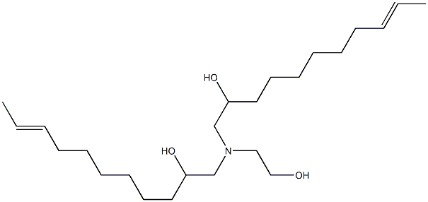1,1'-[(2-Hydroxyethyl)imino]bis(9-undecen-2-ol) Structure