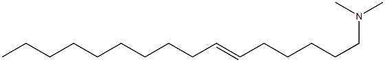 N,N-Dimethyl-6-hexadecen-1-amine 구조식 이미지