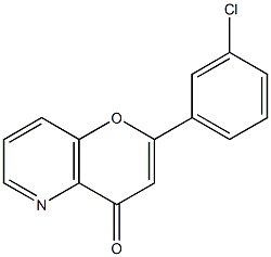 3'-Chloro-5-azaflavone Structure