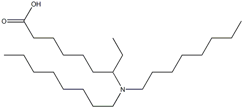 7-(Dioctylamino)nonanoic acid Structure