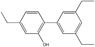 3-Ethyl-6-(3,5-diethylphenyl)phenol 구조식 이미지