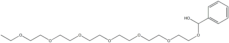 2-Phenyl-1,3,6,9,12,15,18,21-octaoxatricosane 구조식 이미지