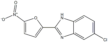 5-Chloro-2-[5-nitrofuran-2-yl]-1H-benzimidazole Structure