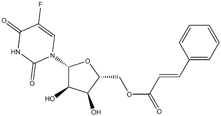5'-O-(3-Phenylpropenoyl)-5-fluorouridine 구조식 이미지