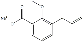 3-Allyl-2-methoxybenzoic acid sodium salt 구조식 이미지