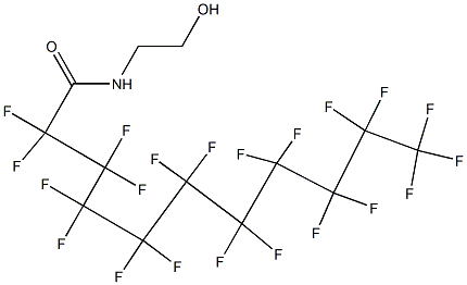 N-(2-Hydroxyethyl)-2,2,3,3,4,4,5,5,6,6,7,7,8,8,9,9,10,10,11,11,11-henicosafluoroundecanamide 구조식 이미지