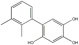 5-(2,3-Dimethylphenyl)-1,2,4-benzenetriol Structure
