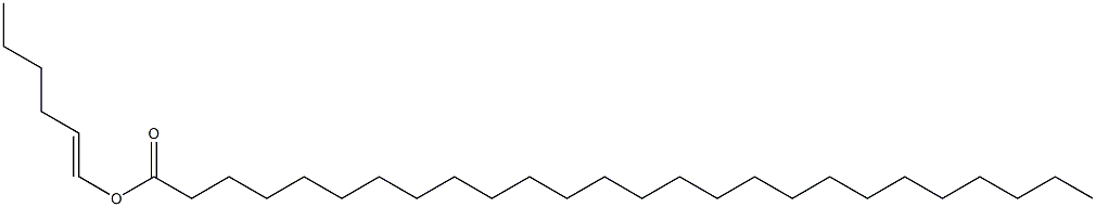 Cerotic acid 1-hexenyl ester 구조식 이미지