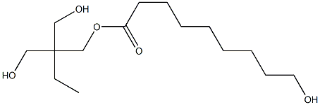 9-Hydroxynonanoic acid 2,2-bis(hydroxymethyl)butyl ester Structure