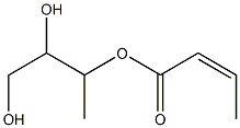 Butane-1,2,3-triol 3-isocrotonate Structure