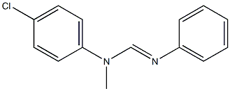 N1-Methyl-N2-phenyl-N1-(4-chlorophenyl)formamidine 구조식 이미지