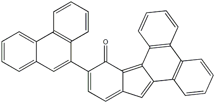 12-(Phenanthren-9-yl)-13H-indeno[1,2-l]phenanthren-13-one Structure