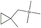 Trimethyl(1-methylcyclopropylmethyl)silane Structure