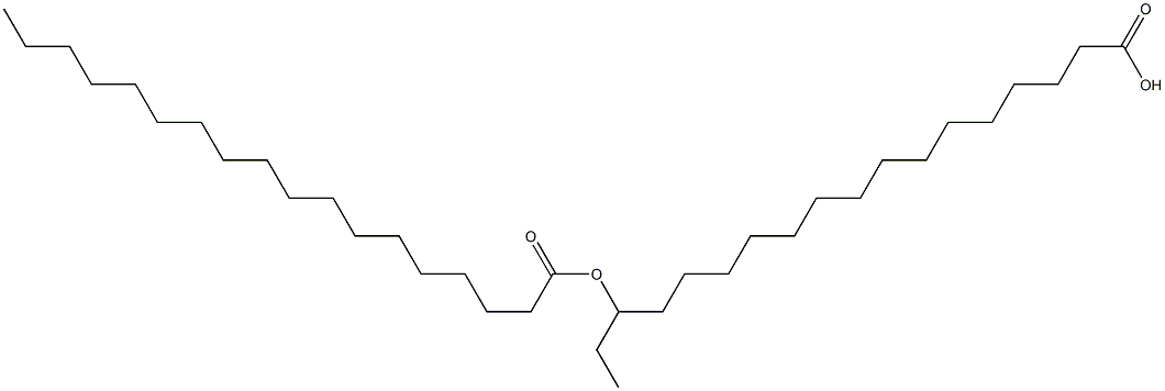 16-Octadecanoyloxyoctadecanoic acid 구조식 이미지