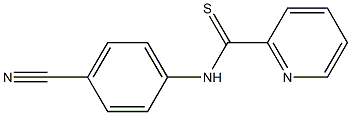 N-[4-Cyanophenyl]pyridine-2-carbothioamide Structure