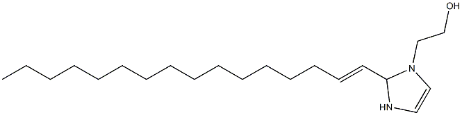 2-(1-Hexadecenyl)-4-imidazoline-1-ethanol Structure