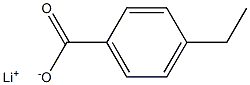 4-Ethylbenzoic acid lithium salt 구조식 이미지