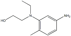 2-[Ethyl(3-amino-6-methylphenyl)amino]ethanol 구조식 이미지