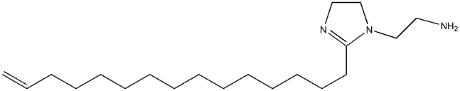 1-(2-Aminoethyl)-2-(14-pentadecenyl)-2-imidazoline 구조식 이미지