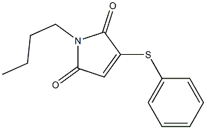 2-Phenylthio-N-butylmaleimide Structure