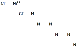 Nickel hexaamminedichloride 구조식 이미지