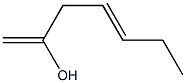 1,4-Heptadien-2-ol 구조식 이미지