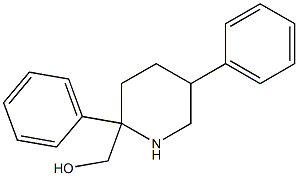 2,5-Diphenylpiperidine-2-methanol 구조식 이미지