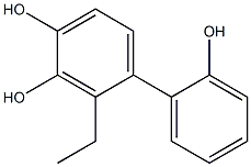 2-Ethyl-1,1'-biphenyl-2',3,4-triol 구조식 이미지