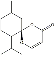 (6S)-7-Isopropyl-4,10-dimethyl-1,5-dioxaspiro[5.5]undeca-3-ene-2-one 구조식 이미지