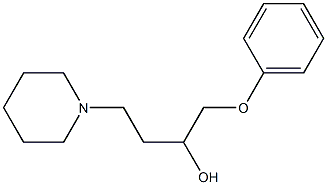 1-Phenoxy-4-(1-piperidinyl)-2-butanol 구조식 이미지