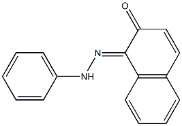 1,2-Naphthoquinone 1-(phenylhydrazone) 구조식 이미지