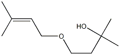 4-(3-Methyl-2-butenyloxy)-2-methyl-2-butanol 구조식 이미지