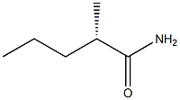 [S,(+)]-2-Methylvaleramide Structure