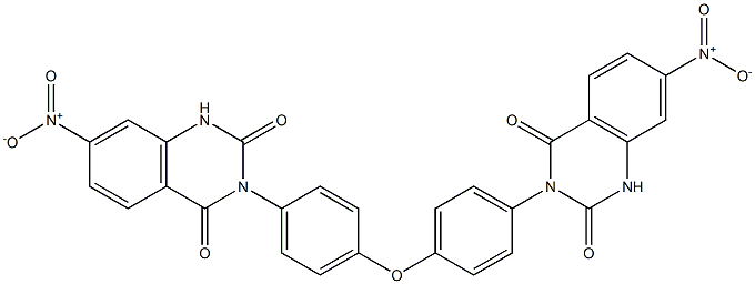 3,3'-[Oxybis(4,1-phenylene)]bis[7-nitroquinazoline-2,4(1H,3H)-dione] Structure