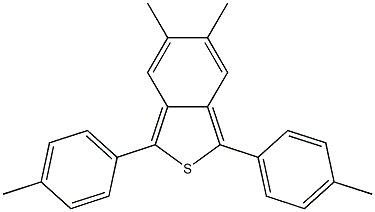 1,3-Di(p-tolyl)-5,6-dimethylbenzo[c]thiophene 구조식 이미지