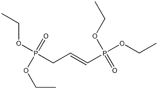 1,3-Bis(diethoxyphosphinyl)-1-propene Structure