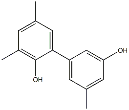 3,5,5'-Trimethyl-1,1'-biphenyl-2,3'-diol Structure