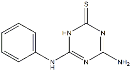 4-Amino-6-phenylamino-1,3,5-triazine-2(1H)-thione 구조식 이미지