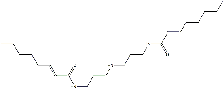 N,N'-[Iminobis(3,1-propanediyl)]bis(2-octenamide) 구조식 이미지