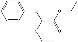 Phenoxy(ethylthio)acetic acid ethyl ester 구조식 이미지