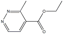 3-Methylpyridazine-4-carboxylic acid ethyl ester 구조식 이미지