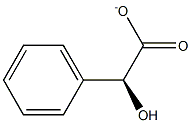 (2S)-2-Hydroxy-2-phenylacetate Structure