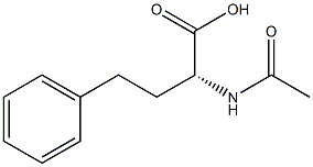 (R)-4-Phenyl-2-(acetylamino)butyric acid 구조식 이미지