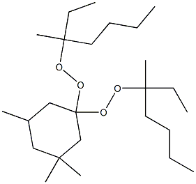 3,3,5-Trimethyl-1,1-bis(1-ethyl-1-methylpentylperoxy)cyclohexane Structure