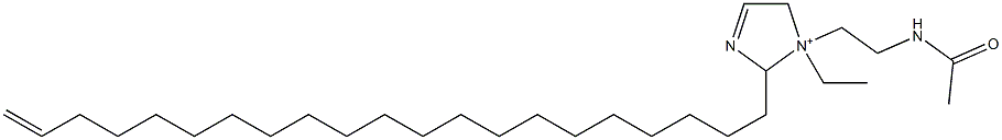 1-[2-(Acetylamino)ethyl]-1-ethyl-2-(20-henicosenyl)-3-imidazoline-1-ium Structure