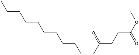 4-Oxopentadecanoic acid methyl ester 구조식 이미지